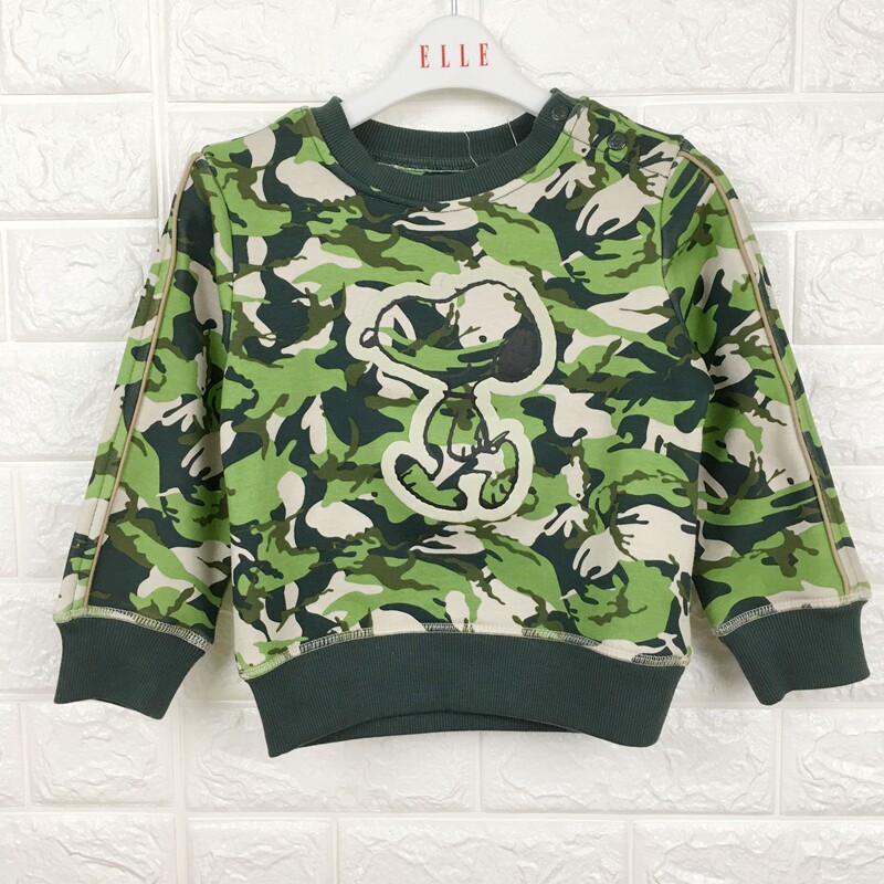 Broken code clearance Snoopy counter children's clothing boys knitted plus velvet thick top T-shirt 60008 - Taobao