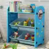 Children's toy storage shelf Plastic toy shelf shelf Multi-layer large capacity storage cabinet Cartoon finishing rack