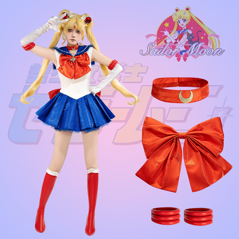 Little Five Piaopiao Sailor Moon Cosplay Costume Sailor Moon Tsukino Usagi Stage Play Cosplay Costume
