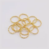 Тисненое 𫔭 Небольшое кольцо DIY DIY ручной ювелирные аксессуары с бисером соединенным кольцом из тисненого венка Золото и серебряное закрытое кольцо