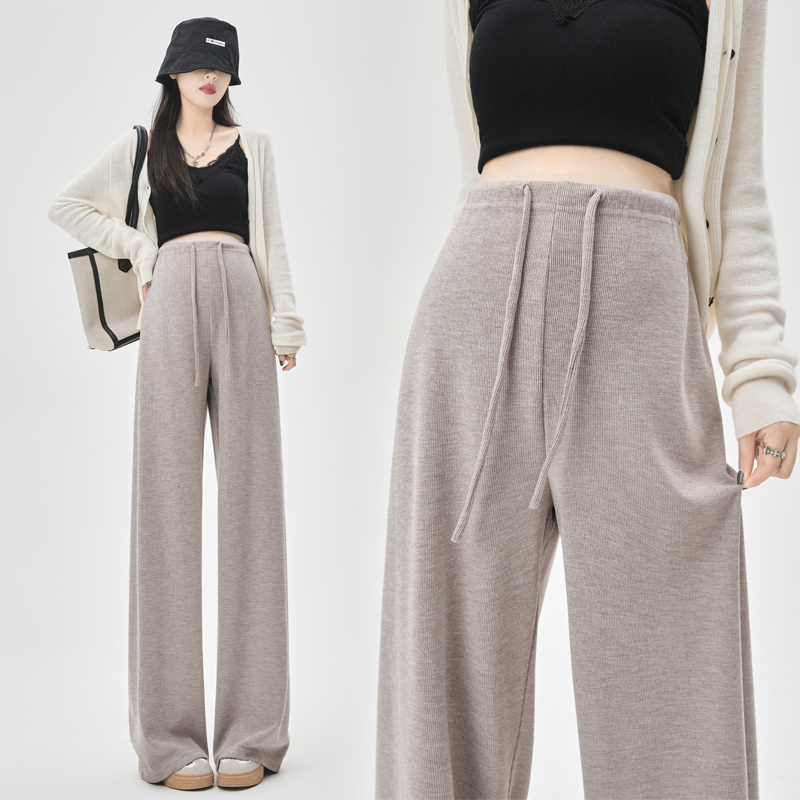 Maternity Pants for Fall and Winter, Wide-Leg, Non-Constricting, Loose Fit, Early Pregnancy, Spring Wear, Thin Style, Spring Season, Non-Slip