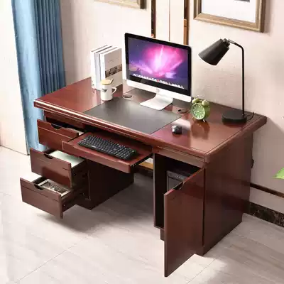 Single staff Table 1 2 meters solid wood skin skin manager Table 1 6 meters paint table government office desk