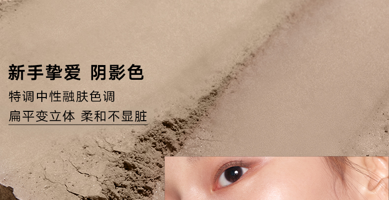 【中國直郵】JUDYDOLL橘朵 高光修容盤綜合盤啞光高光提亮面部陰影鼻影新手自然1個 #04緋影盤【膨脹粉調】