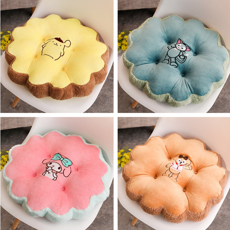 Cartoon cushion student classroom chair cushion office sedentary cute ins girl chair cushion fart mat tatami