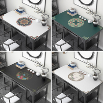 New Chinese leather desk cushion book room writing desk desk cloth desk computer desk mat waterproof and anti-grease and thick