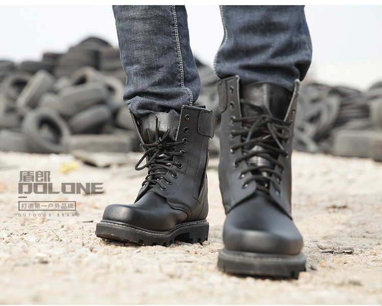 Bottes militaires pour homme - choc - Ref 1402562 Image 11