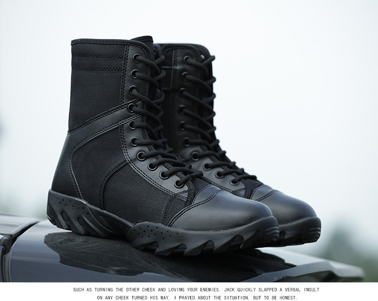 Bottes militaires pour homme - amortissement - Ref 1402569 Image 10