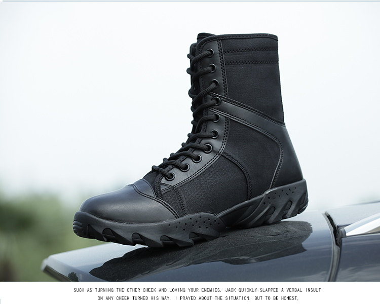 Bottes militaires pour homme - amortissement - Ref 1402569 Image 9