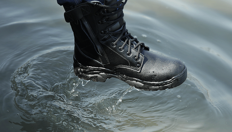 Bottes militaires pour homme - amortissement - Ref 1402565 Image 8