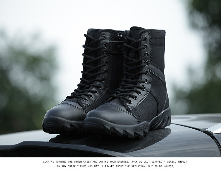 Bottes militaires pour homme - amortissement - Ref 1402569 Image 11