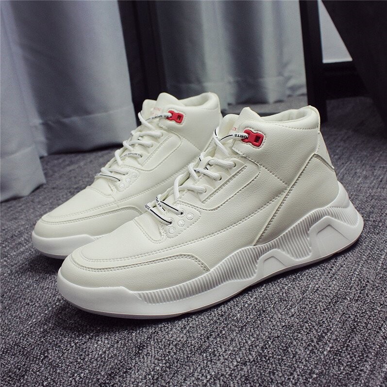 Million high tube shoes 2019 new high tube shoes men's thick-soled height-increasing sports shoes high waist plus casual shoes sen