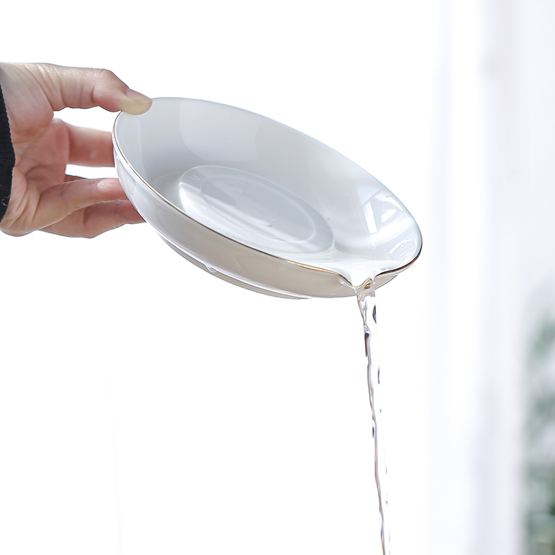 Don difference up dehua white CiHu bearing dry terms ceramic water a pot of tea adopt pot built water kung fu tea saucer