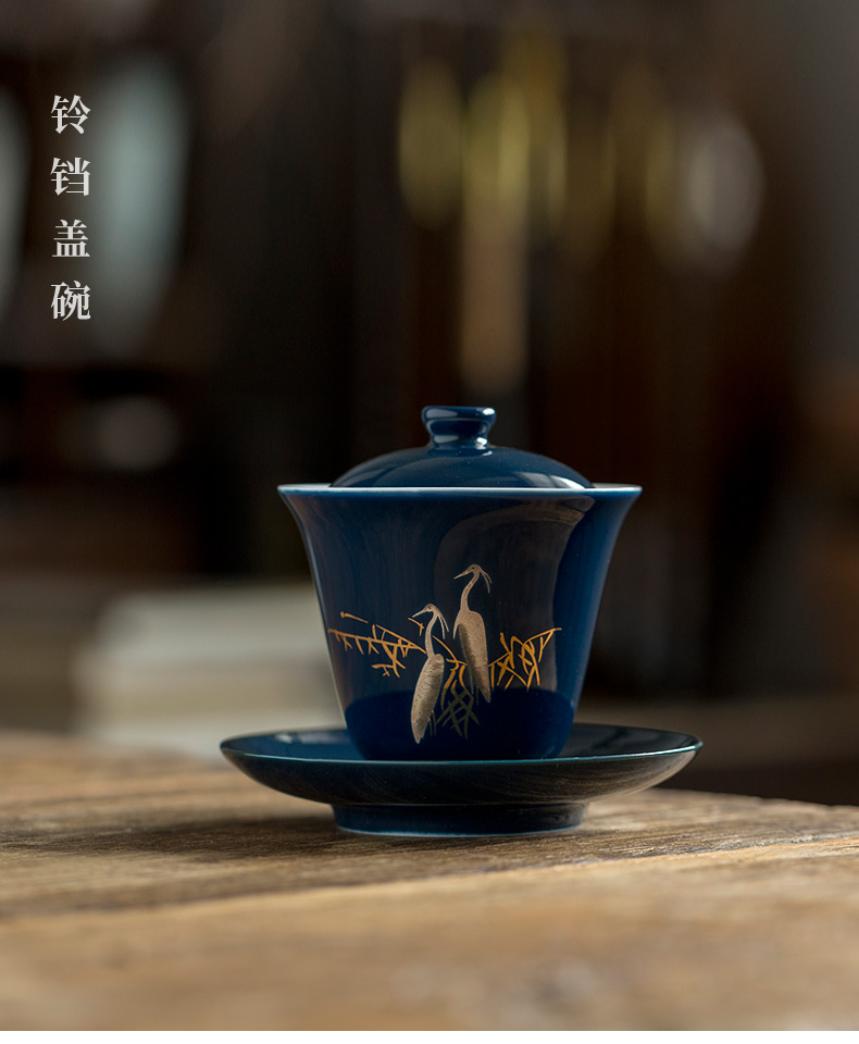 Don difference up ceramic tea set household kunfu tea contracted Chinese tea taking ceramic teapot teacup gift box package