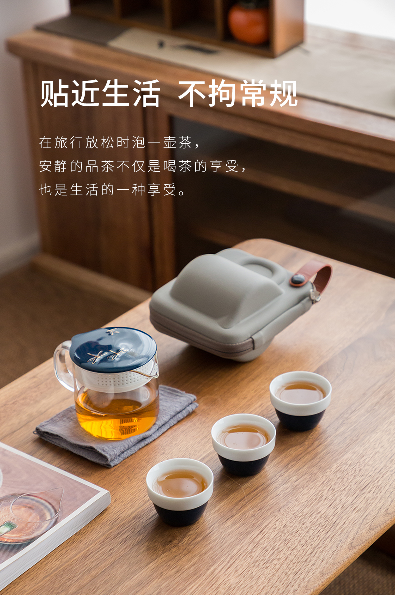Don difference up travel to crack a pot of three is suing is work to receive the filter glass teapot on - board, ceramic cups