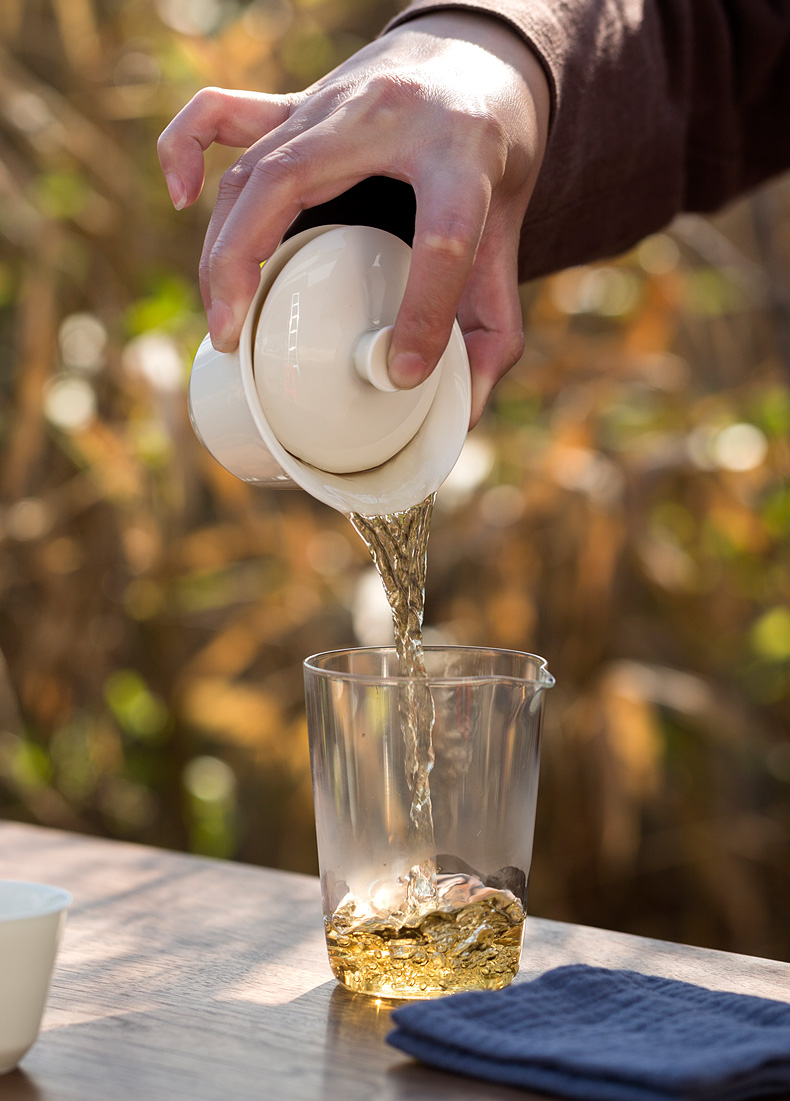 Tang s crack glass ceramics receive a pot of five cups of portable travel package tureen kung fu tea set tea sea glass