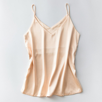 OL temperament V-collar belt vest female outdoor white collar suit with a large-code topper in satin