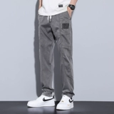 Летние ультратонкие джинсы, штаны для отдыха, свободный прямой крой