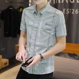 Универсальная трендовая рубашка, летняя тонкая футболка для отдыха, в корейском стиле, сезон 2021