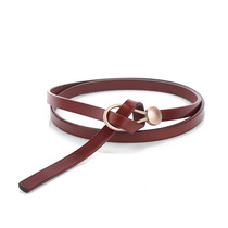 Genuine Leather Women Belt Luxury Brand Female Fashion Punk