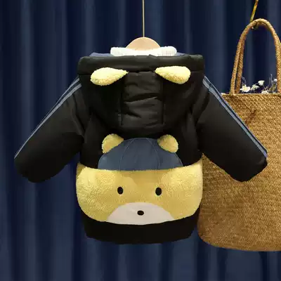 Children's winter coat children's down cotton clothes foreign Pie Baby 1 year old 2 Cartoon 3 cotton padded jacket 5 Korean version of male and female children cotton clothes