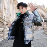 Зимняя светоотражающая одноразовая ткань, пуховик с пухом, комплект, куртка, в корейском стиле
