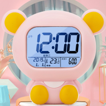 Small alarm clock 2021 new intelligent student luminous mute childrens special alarm get up artifact electronic clock