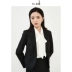 Renaissance (Quần áo) Bộ quần áo của phụ nữ Áo khoác của phụ nữ Ngắn màu đen mỏng chuyên nghiệp Trang trọng Mặc bộ đồ cho cô gái nhỏ - Business Suit Business Suit