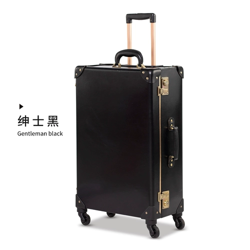 Sarah face Ретро кожаный чемодан подходит для мужчин и женщин, 20 дюймов, из натуральной кожи