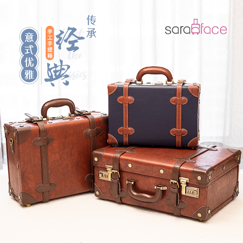 Sf European-Style British Retro Suitcase Harry Potter Fleur Cosplay Small Travel Unisex Short-Distance Password Suitcase