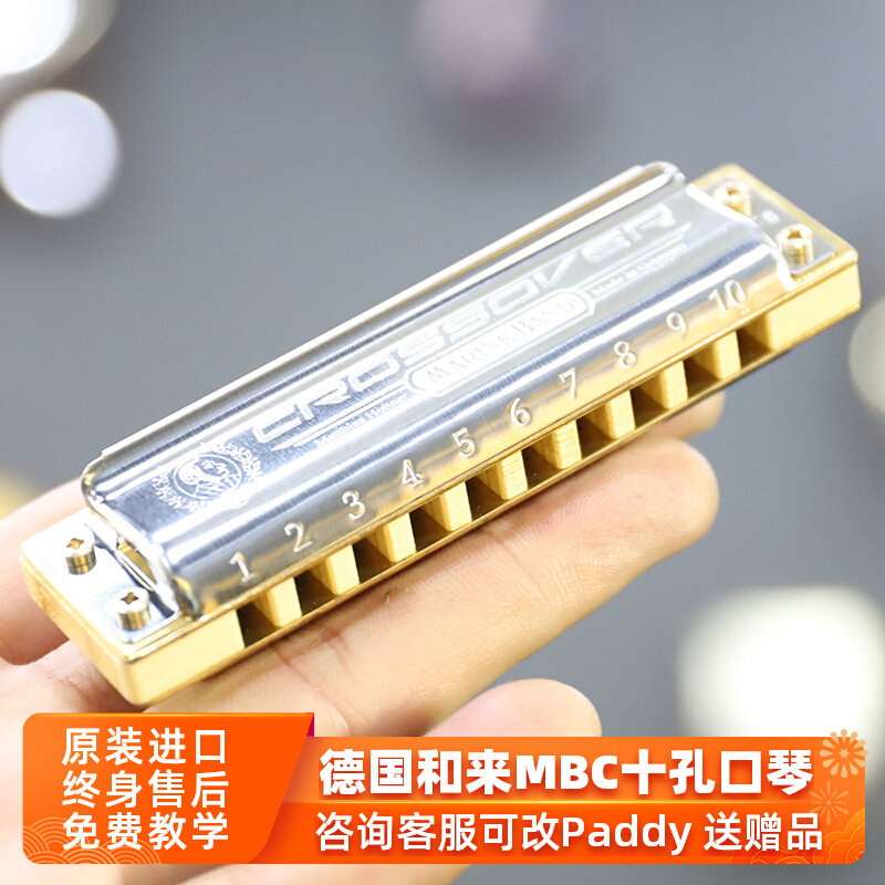 German and Lehöhner MBCT thunderbird Marine Band ten 10 Kong Blues harmonica beginners Professional