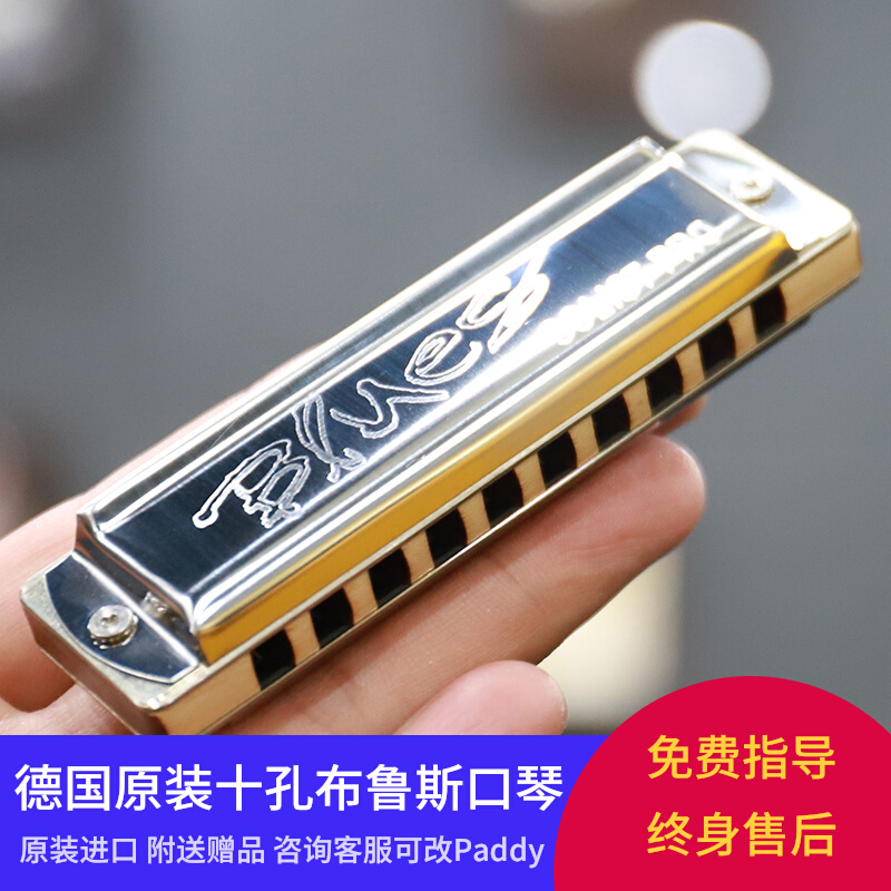 German Seid Seydel Solist Pro ten 10 Kong Blues harmonica beginners Adult professional students