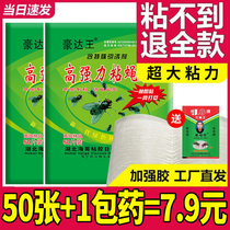 Stick Fly Paper strong sticky fly board artifact killer fly killer mosquito killer home 50 pieces