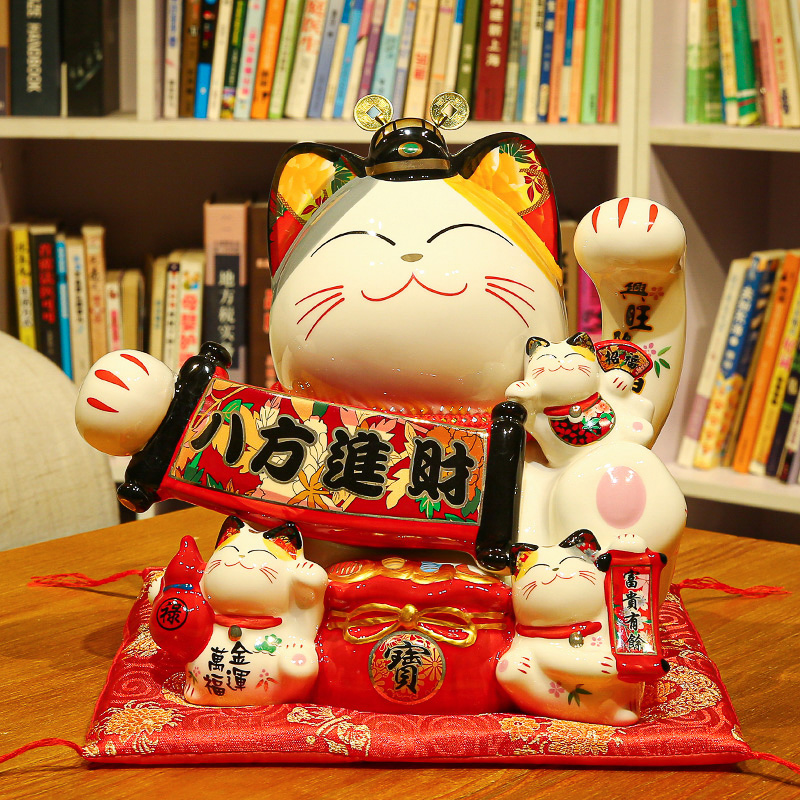 Three ten Just the same deposit money Deposit Money Silo cat hawking-size Shop Shop Home Living Room Gift