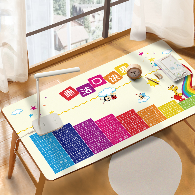 Children's desk mat student environmental protection tasteless leather custom waterproof cute girl study desktop desk mat