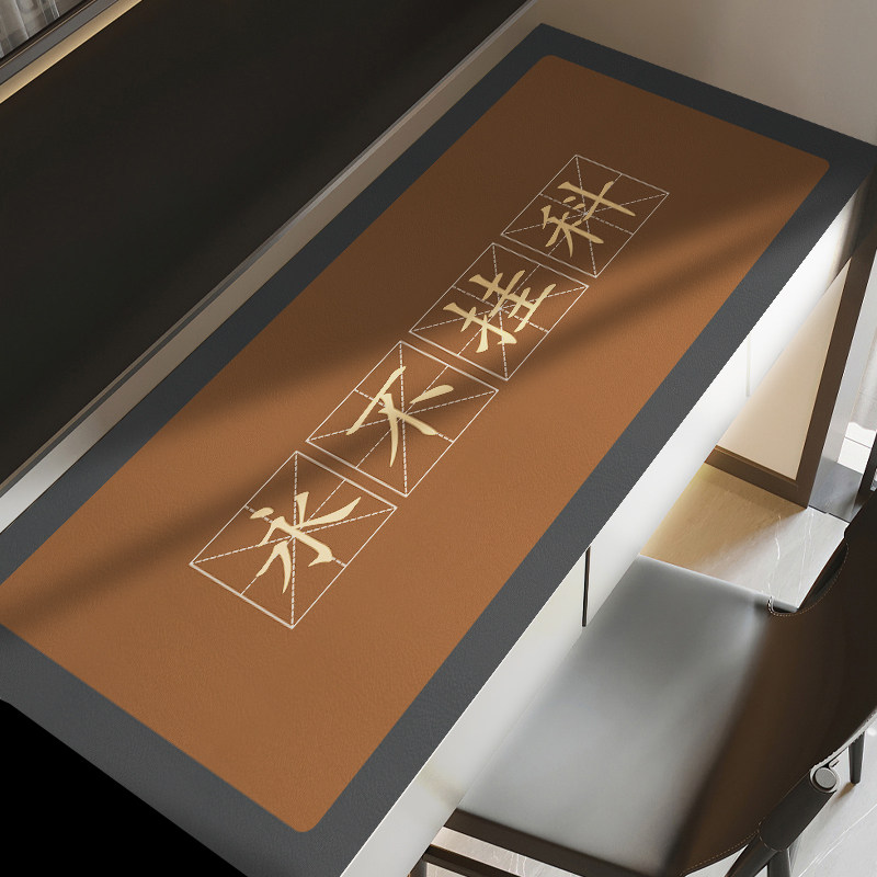 Advanced Study Leather Children Student Table Cloth Bedroom Dormitory Homework Desk Office Rectangular Desk Cushion