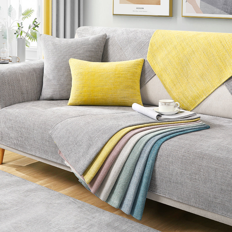 Sofa cushions All season versatile and anti-slip Nordic minimalist Fancy Sofa Cover Full Bag Universal Cover Cloth Towels