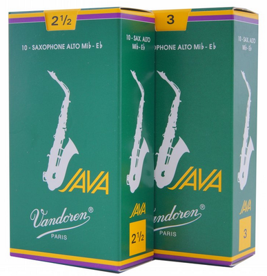French Vanderlin Alto Saxophone Reed Vandoren JAVA Green Box Bendlin Reed