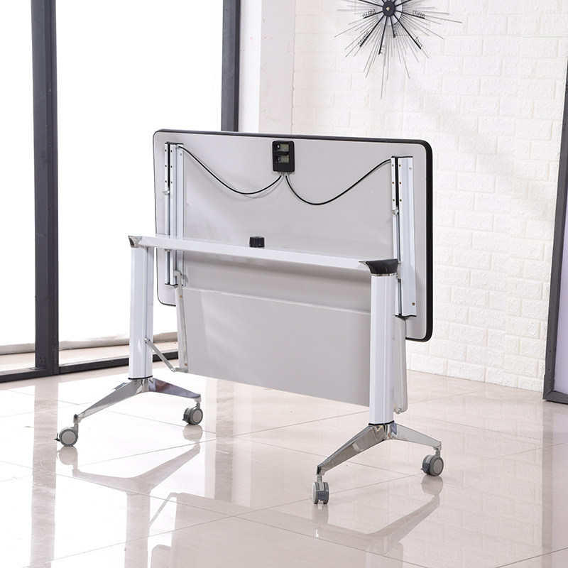 Aluminium rack wire control folding side turning table training table and chairs free combined meeting table splicing mobile with wheel strip desk-Taobao