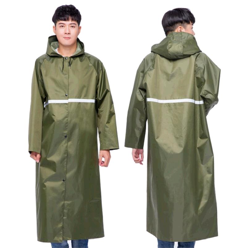 Raincoat Long version full body medium long version Even body raincoat casual elderly people wear handsome and abrasion-resistant winter nice and beautiful 