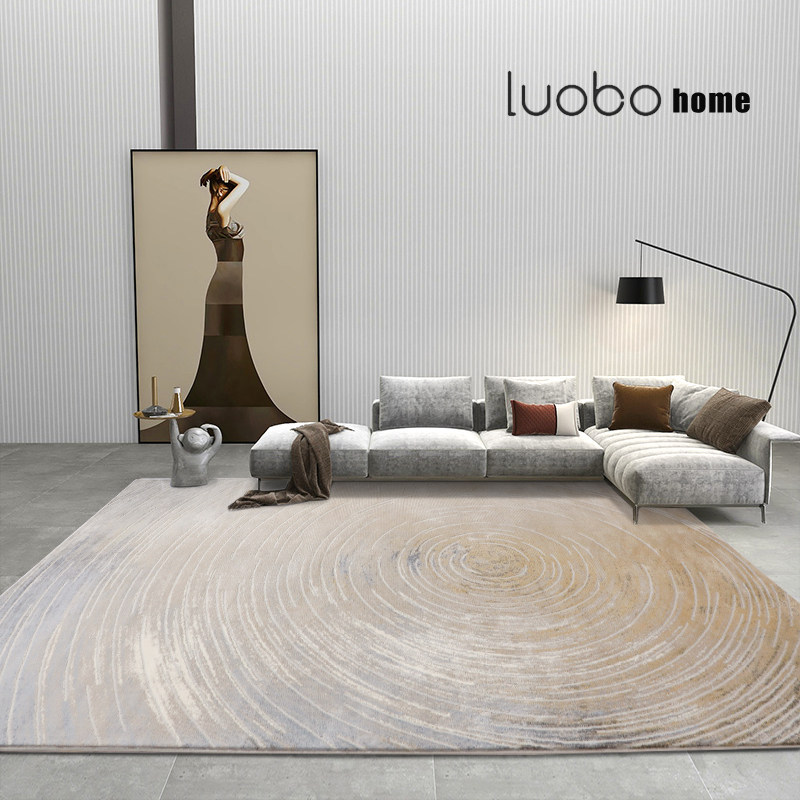 Robo Italian light luxury high-end living room sofa carpet modern minimalist coffee table blanket ins abstract imported floor mat