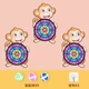 Little Monkey Target [3 Set] 9 шаров + 3 крючка