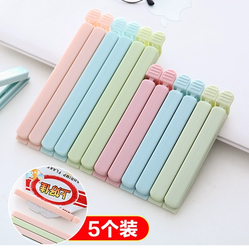 Пластиковая уплотнение пластиковой уплотнение пластиковой еды, свежий зажим большой герметичный пакет зажим