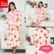 Áo choàng ngủ bằng vải nhung Bắc cực vài bộ đồ ngủ nam và nữ dài tay flannel san hô lông cừu dịch vụ nhà đồ ngủ gợi cảm