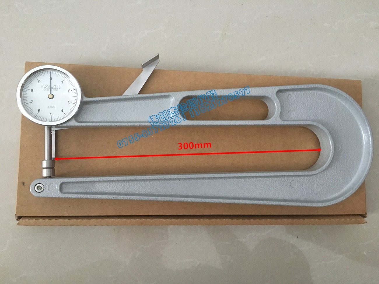 Italian calati large thickness gauge Italian leather caliper leather