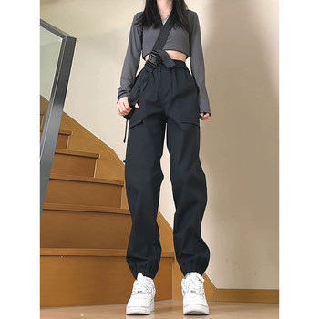 Black Softshell Three-Proof Hiking Pants for Women, Windproof, Waterproof, Fleece-Lined, Thickened Work Pants, Outdoor Mountaineering Jogger Pants