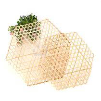 Stewed fish bamboo grate bamboo products steamer bamboo grate stewed fish bamboo net stewed fish anti-paste pot anti-stick pot mat kitchen household