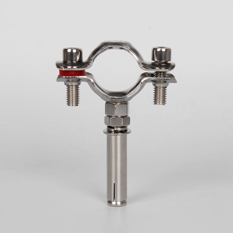 304 stainless steel fixed pipe bracket expansion screw buckle pipe clamp hoop water pipe clamp clamp pipe clamp pipe