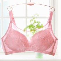 Manneffin Female Lace Sexy Smear Underwear No Steel Ring Slim Large Cup Side Closing Adjustment Type Poly-Woo Bra Bra