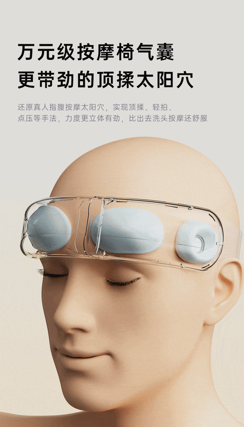 【送料無料】電動エアバッグもみこめかみで安眠温湿布マッサージャー ウェスチングハウス HR3 - ガジェット - その他の素材 多色
