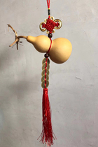 Gourd ornaments living room town house fortune porch natural evil spirits five Emperor money brass pendant large home decorations